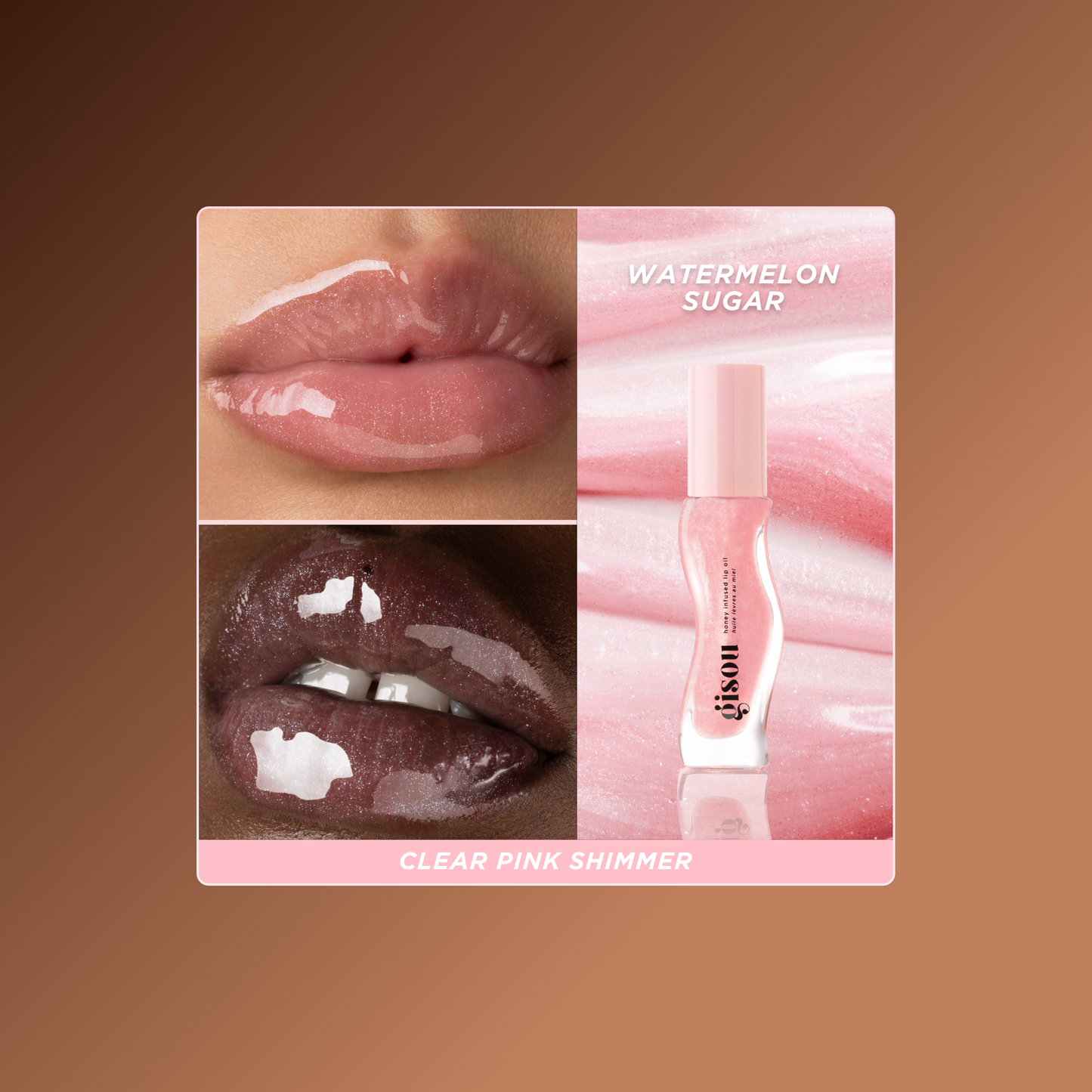 HONEY INFUSED LIP OIL Nudes (SAVE 33%)